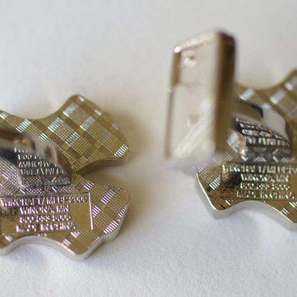 Rare .925 Sterling MLB Yankees Cuff Links + Enamel - Picture 6 of 9